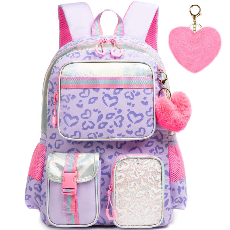 Meetbelify Backpack for School - Aesthetic Bookbag for Elementary to Teen Girls, Cute School Bag for Kids 8-10