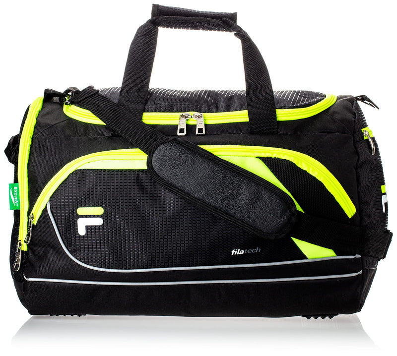 Fila Advantage 19" Sport Duffel Bag, Black/Lime, One Size