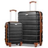 Suitour 2 Piece Luggage Sets,Hard Shell Carry on Luggage and Lightweight 28 inch Checked Luggage for Travel (20 in/28in)