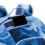 High Sierra Swoop SG Backpack, Travel or Work Laptop Bookbag with Drop Protection Pocket, and Tablet Sleeve, One Size, Blue Marble Swirl