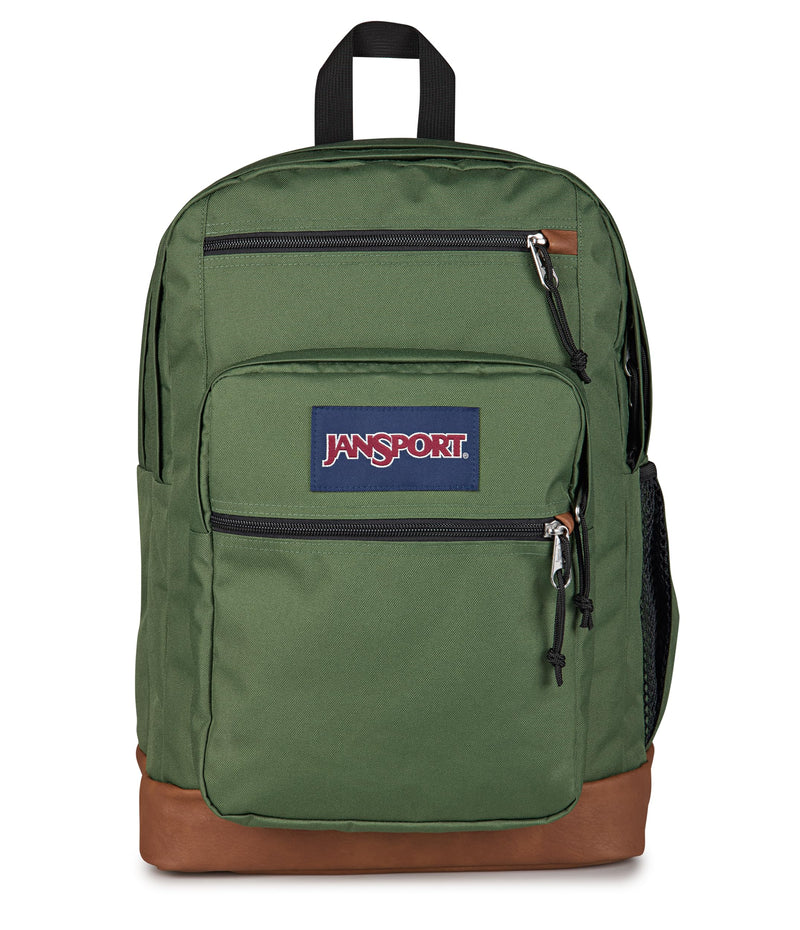 JanSport Cool Backpack with 15-inch Laptop Sleeve, Large Computer Bag Rucksack with 2 Compartments, Ergonomic Straps, Cargo Green