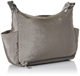 Baggallini Womens New Classic Heritage With Rfid Phone Wristlet Anywhere Large Hobo, Sterling Shimmer, One Size US