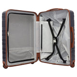 Travelers Club 2PC or 20" Navigate Luggage Set, Navy Blue, 2PC Set