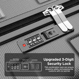 Luggage Sets 11 Piece, Lightweight Hardshell Luggage Large Suitcase with Double Spinner Wheels, Durable ABS Hard Shell Carry on Luggage with TSA-style Combination Lock & Travel Bag (28/24/20/14 Inch)