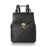 rofozzi Structured Vegan Leather Backpack Purse for Women - Back Pack Purses Women – PU Faux Leather Backpack Handbags (Black)
