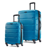 Samsonite Omni PC Hardside Expandable Luggage with Spinner Wheels, Adriatic Blue, 2-Piece Set (20/28)