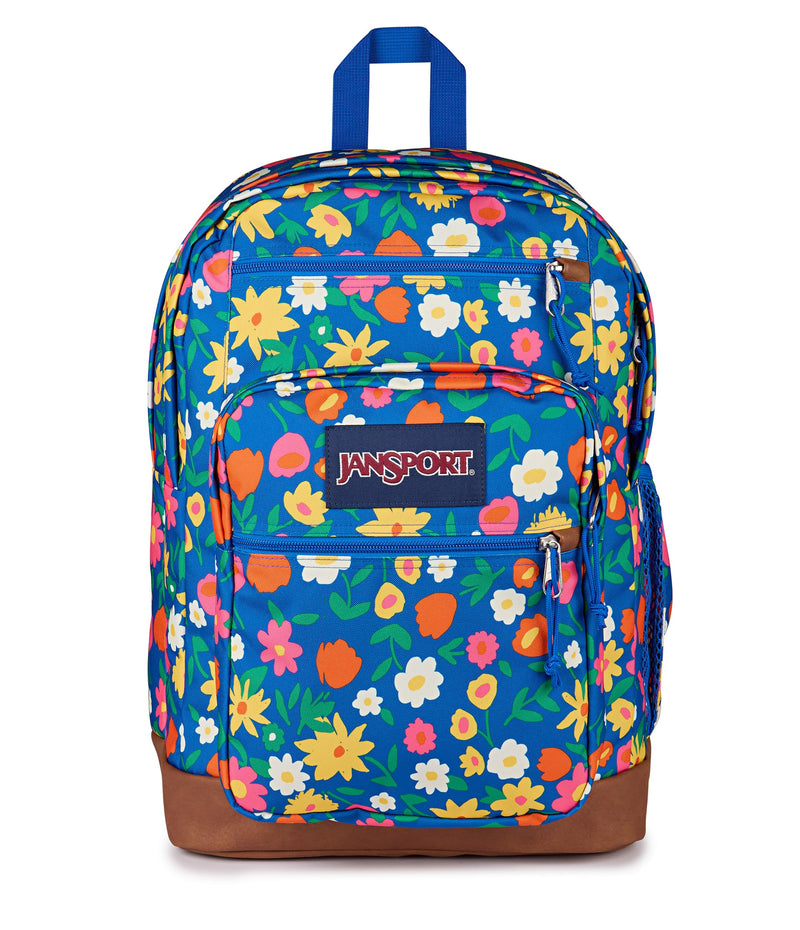 JanSport Cool Backpack with 15-inch Laptop Sleeve, Large Computer Bag Rucksack with 2 Compartments, Ergonomic Straps, Flower Market