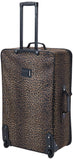 Rockland Jungle Softside Upright Luggage Set, Leopard, 4-Piece Set (14/19/24/28)