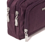 Baggallini Trifecta RFID Wallet Crossbody - 8"x6" Crossbody Bag for Women Convertible Fanny Pack Belt Bag