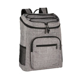 Amazon Basics Insulated Cooler Backpack, Leak-Proof, 30 Can Capacity, Portable Soft Sided Cooler, Keeps Cold for Hours, Gray