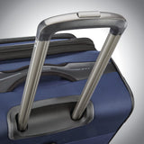 American Tourister Zoom Softside Luggage with Spinner Wheels (Navy, Checked-Medium 25-Inch)