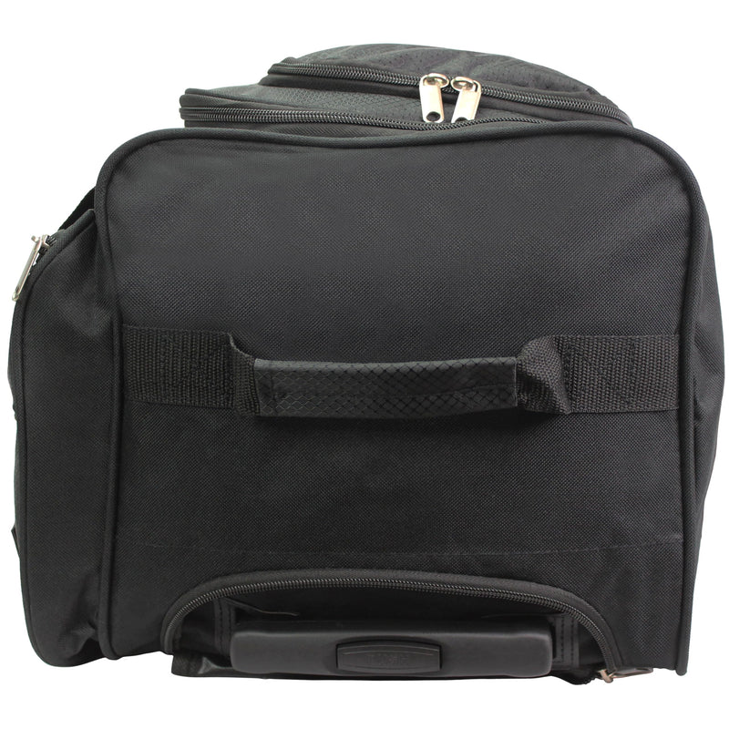 Dejuno 28-inch Rolling Duffle Bag - Black