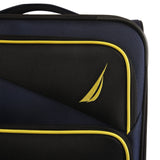 NAUTICA Emry 2pc Softside Luggage Set, Navy Yellow