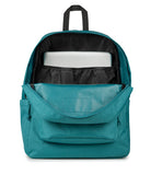 JanSport SuperBreak Plus Backpack with Padded 15-inch Laptop Sleeve and Integrated Bottle Pocket - Spacious and Durable Daypack for Work and Travel - Emerald Pool