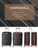 Suitour 2 Piece Luggage Sets,Hard Shell Carry on Luggage and Lightweight 28 inch Checked Luggage for Travel (20 in/28in)