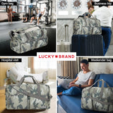 Lucky Travel Duffel Bags 65L, Gym Bag, Travel Bag & Large Duffle Bag for Men, Foldable Overnight Weekender Bags for Women & Men with Adjustable Shoulder Strap, Camo