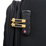 It Luggage Glimmering 32" Softside Checked 8 Wheel Expandable Spinner, Black