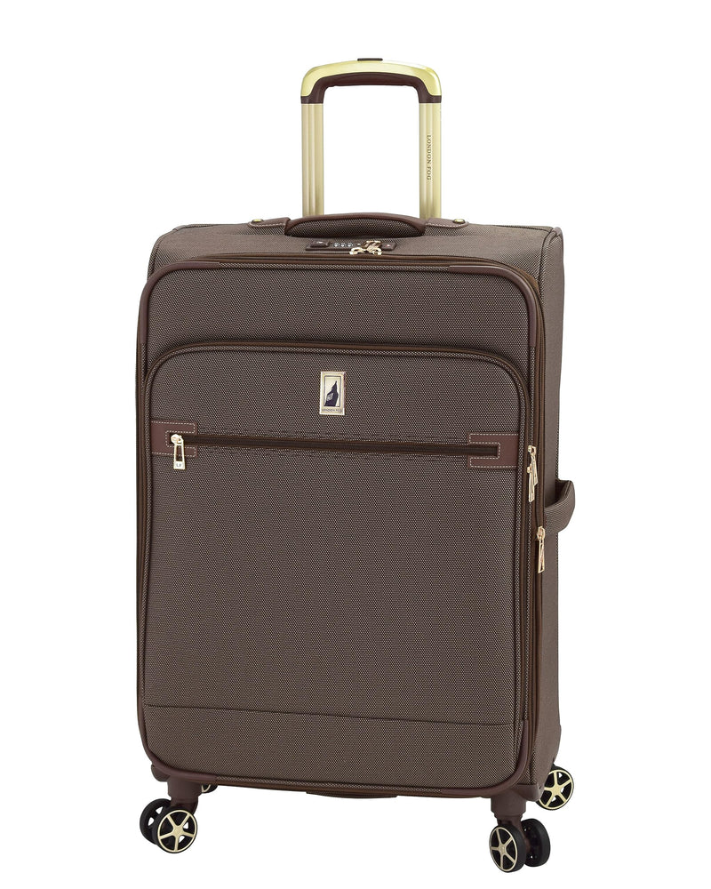 London Fog Liverpool Bronze Tri-weave 24" Expandable Spinner