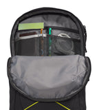 The North Face Jester Everyday Laptop Backpack, TNF Black Light Heather/Sulphur Spring Green, One Size