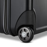 American Tourister Fathead Underseater Carry-On Luggage - Airline Approved - Customize with Favorite Sports or Character Decal - Durable ABS Hardshell - RightHeight™ Adjustable Handle - Black