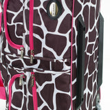 Rockland unisex-adult Rolling Duffel Bag, Pink Giraffe, 22-Inch