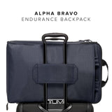 TUMI - Alpha Bravo Endurance Backpack - Large Travel Laptop Backpack - 22.0" X 14.0" X 8.5" - For 17" Laptop - Midnight Navy/Khaki