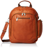 Piel Leather Laptop Backpack/Shoulder Bag, Saddle, One Size