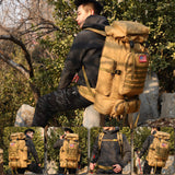 King'sGuard 70L Camping Hiking Backpack Tactical Backpack Military Molle Rucksack Backpack for Outdoor