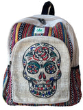 Himalayan Craft Handmade Unique Design Himalayan Hemp Cotton Backpack 17 IN Large Hippie, Festival, Hiking & Tablet Laptop Backpack Bag - Made In Mt. Everest Country Nepal