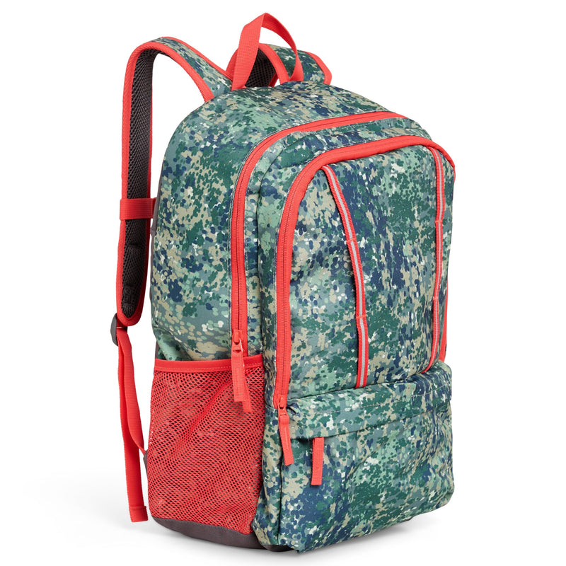 Lands' End Unisex Kids Large ClassMate Lightweight Durable Elementary School Backpack, Dusty Olive