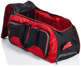 Fila 26" Lightweight Rolling Duffel Bag, Red