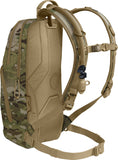 CamelBak M.U.L.E. Tactical Hydration Backpack with 100oz/3L Mil Spec Crux Reservoir Bladder - MOLLE, Multicam