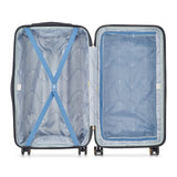 DELSEY PARIS Cruise 3.0 Hardside Expandable Luggage with Spinner Wheels, Plum, Checked 26 Inch Trunk