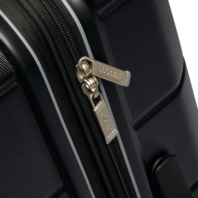 American Tourister Stratum 2.0 Hardside Expandable Luggage with Spinners | Jet Black | 3PC (CO/MED/LG)