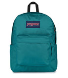 JanSport SuperBreak Plus Backpack with Padded 15-inch Laptop Sleeve and Integrated Bottle Pocket - Spacious and Durable Daypack for Work and Travel - Emerald Pool