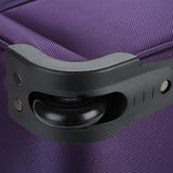 TPRC 15" Smart Underseat Carry-On Luggage with USB Charging Port, Purple