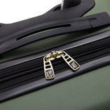 Travelers Club Chicago Hardside Expandable Spinner Luggage, Thyme Green, 22" Carry-On
