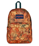 JanSport SuperBreak Plus Backpack with Padded 15-inch Laptop Sleeve and Integrated Bottle Pocket - Spacious and Durable Daypack for Work and Travel, Bogcore Camo Orange/Rust/Teal
