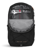 THE NORTH FACE Women's Jester Luxe Everyday Laptop Backpack, TNF Black/Burnt Coral Metallic, One Size
