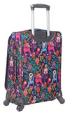 Lily Bloom Large Expandable Design Pattern Luggage With Spinner Wheels For Woman (28in, Wildwoods)