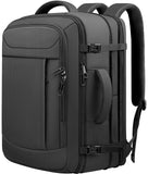 Extra Large Travel Backpack with LifetimeWarranty, Expandable Carry On Backpack with Waterproof Wet Pocket for Men Women, Anti-Theft TSA Flight Approved 18 Inch Laptop Duffel Bag for Travel, Black