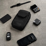 ALPAKA Modular Sling V2 - Mini Sling Bag for Phone, Magnetic Quick Access, EDC Crossbody Bag with Adjustable Strap, Black Axogrid 300D Weatherproof Fabric