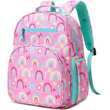 abshoo Cute Lightweight Kids Backpacks for Girls Kindergarten Elementary School Backpack for Girls ages 4-8 (Rainbow Pink)