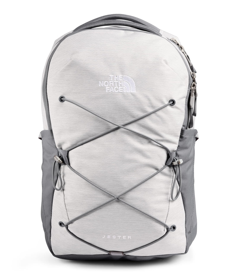 The North Face Women's Jester Commuter Laptop Backpack, TNF White Metallic Mélange/Mid Grey, One Size