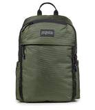 JanSport Venture Daypack – Travel Pack With Large Main Compartment, Padded Laptop Sleeve, Dual Water Bottle Pockets, and Attachment Buckles, Cargo Green