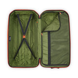 Jeep JH003B Hardside Expandable Luggage with Two Wheels, Elm Green, Checked-Large 30 Inch
