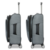 American Tourister Dash XLT 2 Piece Soft Side Expandable Luggage Set with Spinner Wheels, Graphite