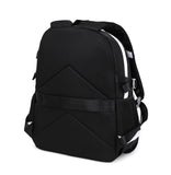 Wadirum Women Casual Backpack Set Girl School Bookbag Set Cute Laptop Ruaksack Black