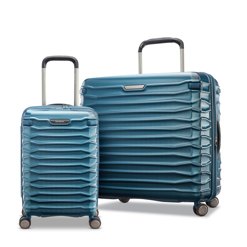 Samsonite Stryde 2 Hardside Expandable with Double Spinner Wheels, 2PC SET (22X14X9/LG), Deep Teal