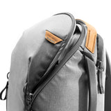 Peak Design Everyday Backpack Zip 15L, Midnight, 270-Degree Zip, Dual Side Pockets, FlexFold Dividers, Fits 15" Laptop, For Camera Carry, Daily Commutes or Travel, Versatile Backpack for Men and Women